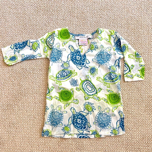 Cute Turtle Pattern Swim Coverup - Picture 1 of 2